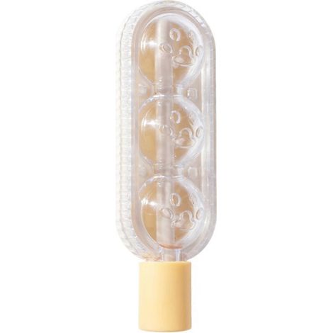 Moule à glace 3D en forme de courge, triple boule, bac à glaçons, qualité alimentaire, réutilisable, petits moules à glaçons avec paille, démoulage facile, nettoyage facile, cuisine d'été sans dégâts, (1/5)