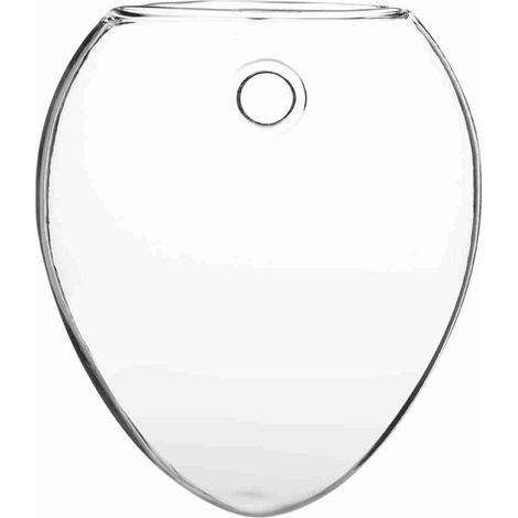 Vase mural en verre pour plantes et fleurs hydroponiques, aquarium suspendu, déco maison, transparent, modèle 6, 11.5x10x5 cm, 1 pièce (1/5)