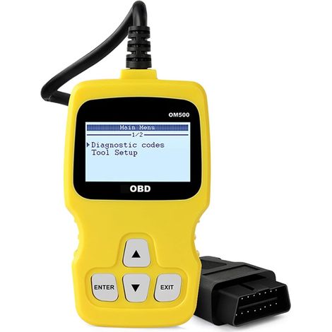 Herramienta de diagnóstico de fallas del motor del vehículo, OM500 OBD2, lector de códigos de decodificación de fallas para vehículos japoneses. (1/5)