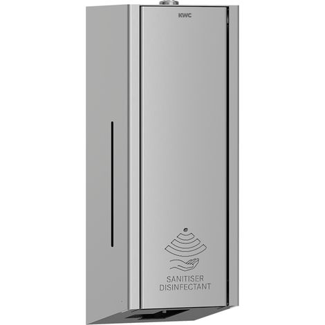 KWC AR Desinfektionsmittelspender, EXOS, elektr., Edelstahl, AP, 120x325x120 mm