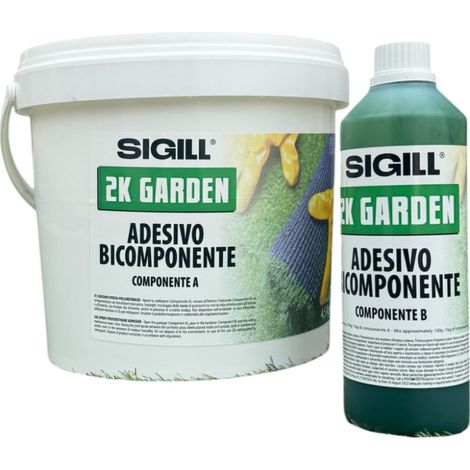 Adesivo epossi-poliuretanico bicomponente 2k garden incollaggio prati sintetici (1/5)
