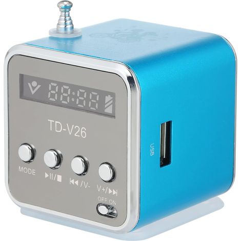 Mini-Lautsprecher mit 3,5-mm-Klinkenanschluss, MP3-Player, FM-Radio, Soundbox, TF-Kartenunterstützung, USB-Lautsprecher für DVD-Player, Laptops und Mobiltelefone