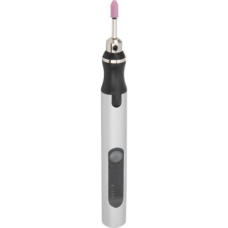 Stylet Micro Graveur Électrique Mini Kit Outil DIY Vibro Gravure Accessoires Retrait Vernis Argent (1/5)