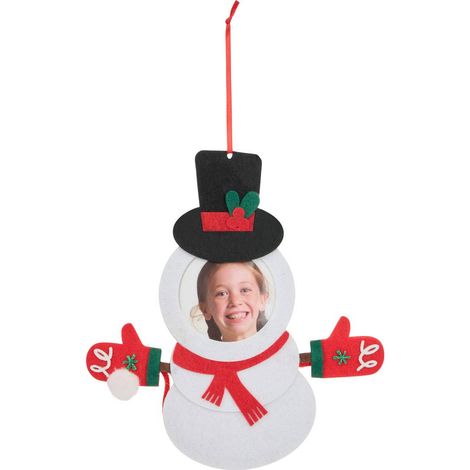Suspension de sapin porte-photo en feutrine 22 cm - Feeric lights & christmas (1/5)