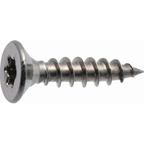Agglo-Senkkopfschrauben Stern Edelstahl A4, 4x20mm, 29 Stück.