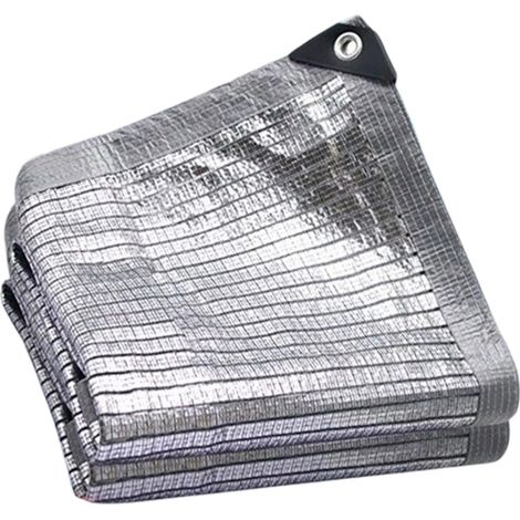 Filet D Ombrage - Aluminium - 3 M X 6 M - Avec Oeillets Renforcés - Pour Jardin Voiture Chien Extérieur - 1 Piece (1/5)