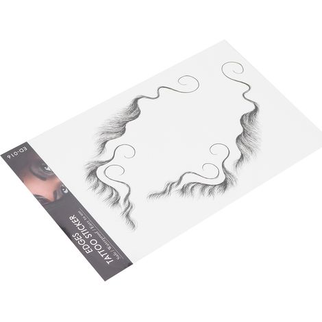 Autocollant de contour capillaire imperméable, tatouage frontal naturel pour densifier la chevelure ED-16 (1/5)
