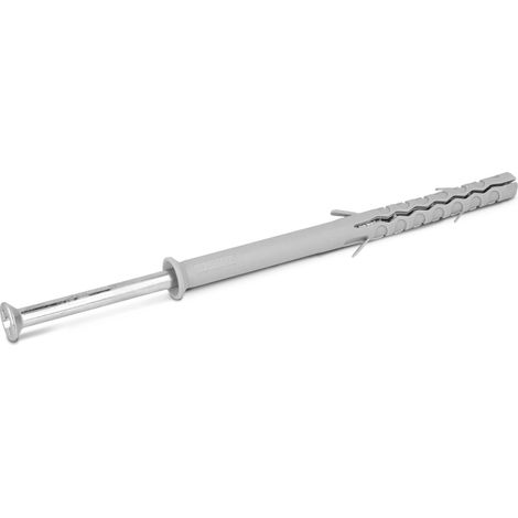 Tapón de marco con zona de expansión corta de 8x80 mm con tornillo de cabeza avellanada PZ - blíster - 6 unidades (1/2)