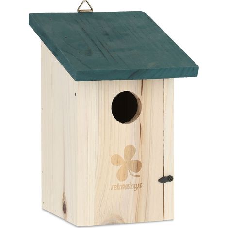 Nido per uccelli da esterno in legno di abete 35 mm facile pulizia design naturale 130012313