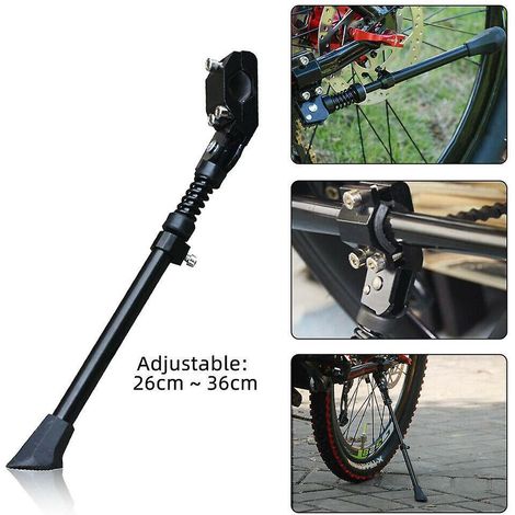 bequille Velo Laterale Ajustable Support De Bicyclette Rglable De 26-36 Cm (1/5)