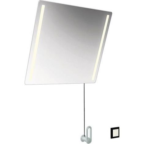 Miroir inclinable LED plus B:600mm H:540mm vert pomme