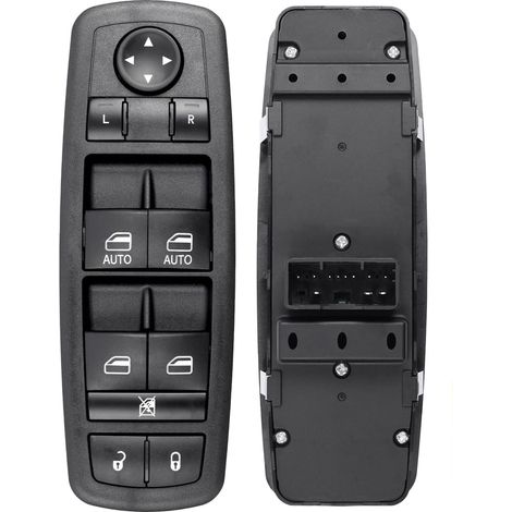 Ersatz-Hauptschalter für elektrische Fensterheber für Chrysler 300 2012–2014, Dodge Charger 2013–2014, Journey 2012–2019, 68139805AA, 68139805AB, 68139805AC, 68139805AD, 1S14259, DWS1919