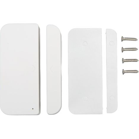 Capteur de porte sans fil intelligent 2.4GHz WiFi, alarme portable pour fenêtre, notification push via application, compatible TUYA, sécurité domestique (1/5)