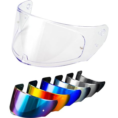 Helmet Visor for Outer FF320 Rapid FF353 Assault FF328 Stream FF800, Tinted Visor for Motorcycle Helmet Replacement Accessories (Transparent) (1/5)