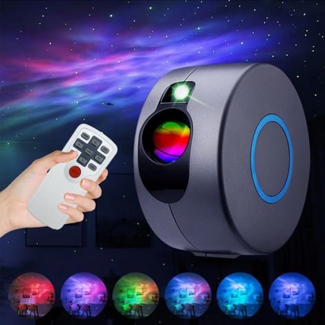 Projecteur d'étoiles, veilleuse LED, projecteur de plafond nébuleuse galactique, avec télécommande et minuterie, cadeau idéal pour les chambres d'enfants et d'adultes. (1/5)