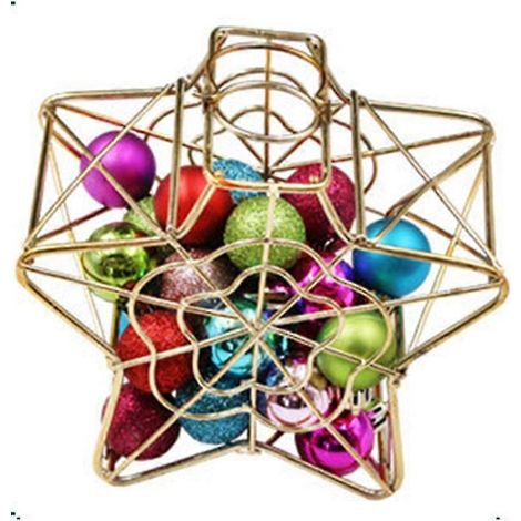 Weihnachtskugel-Geschenkbox-Dekoration – bruchsichere Weihnachtskugeln für festliche Hochzeitsdekoration (1/5)