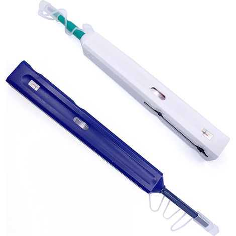 Elfcam® - Stylo de Nettoyage pour Fibre Optique Tip-Pen pour Adaptateur Femelle LC/SC/FC/St (APC et UPC), Connecteurs Mâles LC/SC/FC/St et Traversées, Plus de 800 Nettoyages (1/4)