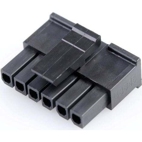 Molex Buchsengehäuse-Kabel  Polzahl Gesamt 6 Rastermaß: 3 mm 436450600 1 St. Bag