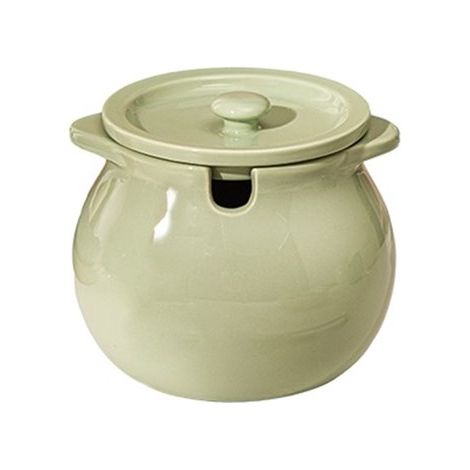 Zuccheriera con coperchio e cucchiaino, zuccheriera in ceramica da 700 ml, contenitore per zucchero a tinta unita per il bar del caffè. (1/4)
