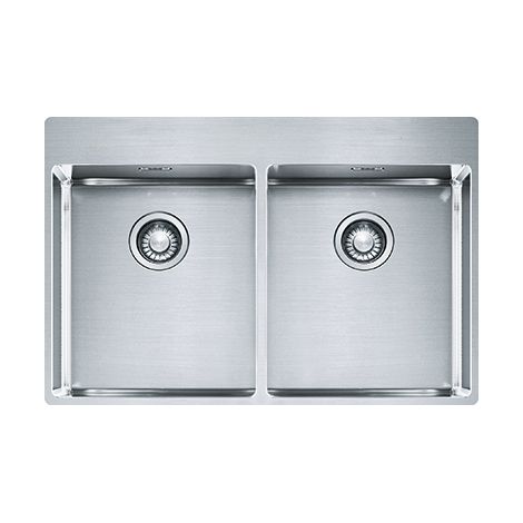 Franke BXX 220 36-36 TL. Tipo di lavello: Lavello ad incasso, Forma del lavandino: Rettangolare, Colore del prodotto: Acciaio inox. Larghezza: 770 mm, Profondità: 510 mm - BXX2203636TL - 127.0369.314 (1/2)
