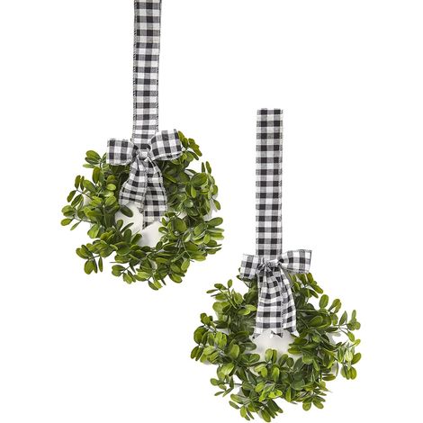 Set mit 2 Zierleisten für Küchenschränke, je 28 cm breit x 53 cm lang (Schwarz) (1/5)