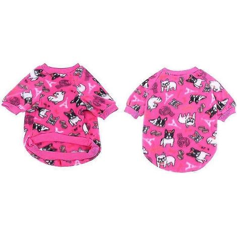 Chaleco de peluche blanco con dibujos animados para mascotas, suéter cálido para perros, ropa de otoño e invierno para perros pequeños, cachorros y gatos, sudadera con capucha suave para chihuahua y y (1/5)