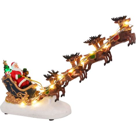 Christmas Tabletop 31.5 x 6.5 x 16 cm Resin Multicolour vidaXL (1/5)
