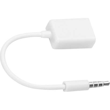 Câble USB Femelle vers Jack 3.5mm Mâle pour Connexion Audio AUX