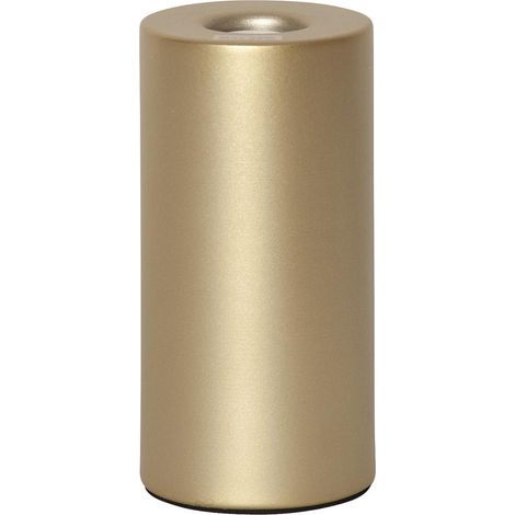 E14 Lampenfuß Tiny für kleinere Leuchtmittel Metall 14cm gold matt (1/4)