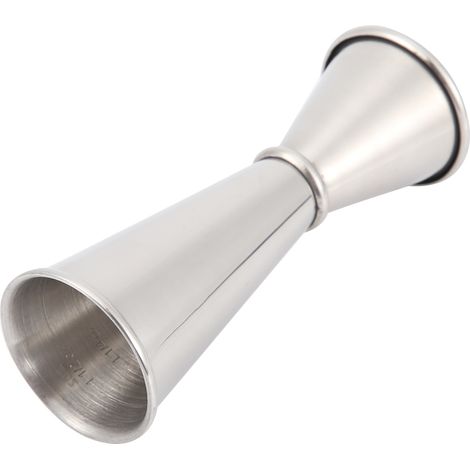 Verre doseur en acier inoxydable 304, jigger à cocktail 60ml avec échelle, outil à vin (1/4)