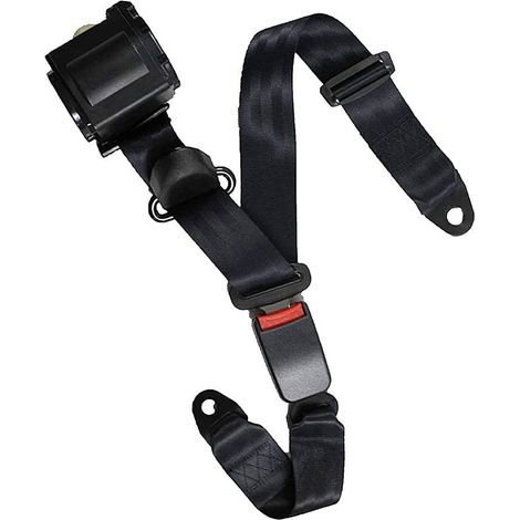 Ceinture de sécurité de voiture, réglable universel 3 points Ceinture de sécurité de voiture, Seat automatique télescopique pour voiture Ceinture de voitures Accessoires Voyage Véhicule,DOLASO (1/5)