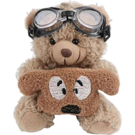 Teddybär für den Autoinnenraum: Weiche Teddybär-Autodekoration, Plüsch-Schalthebelabdeckung (1/5)
