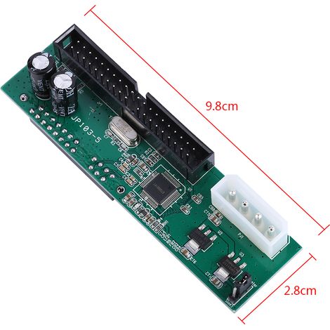 IDE-PATA-zu-SATA-Adapter für Festplatten, kompatibel mit PC und Mac (1/5)