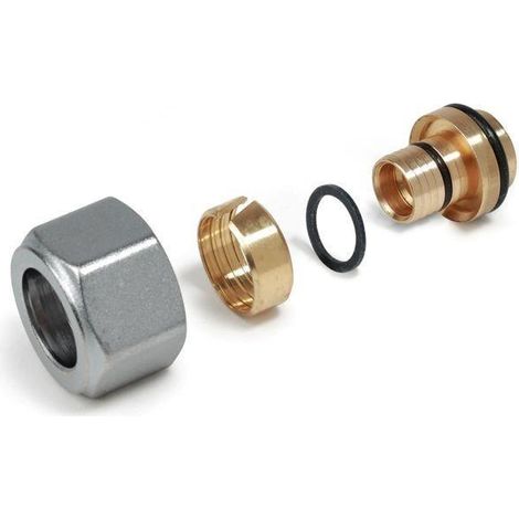 Adaptador compacto Giacomini para tubo multicapa 16 16x2 R179MX014