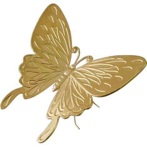 Figurine Papillon doré pour décoration d'intérieur, Centre de Table, Mini Insecte, décoration de Bureau pour la Maison, Le Bureau (1/5)