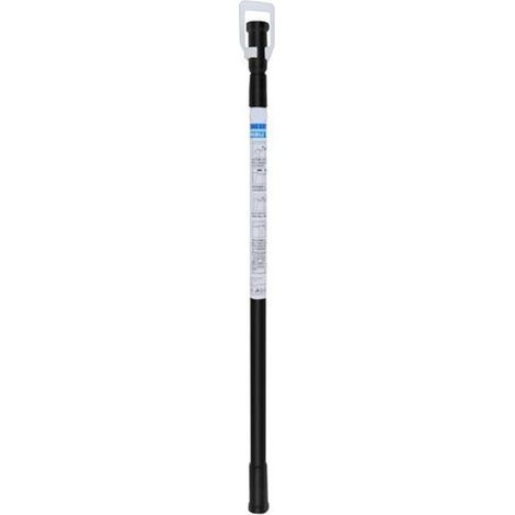 Cleafe - Bastone Asta Per Tenda Doccia Barra Telescopico 70 A 120 Cm Alluminio Nero 87231 - (1/4)