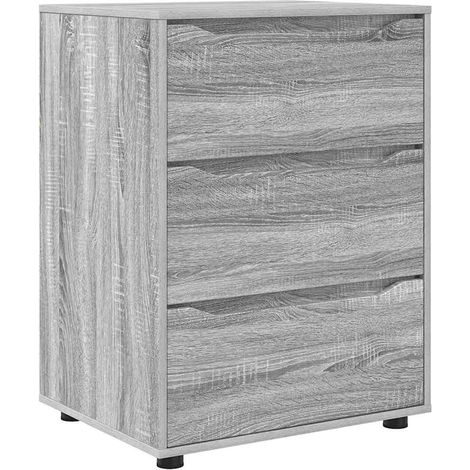 Maison Exclusive - Armadio Grigio Sonoma 60 x 48 x 81 cm Legno multistrato