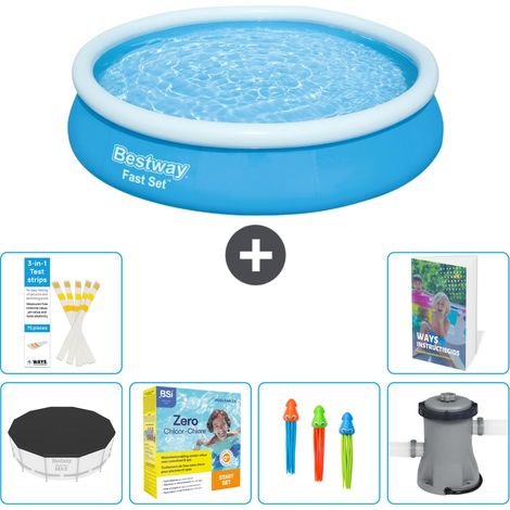 Bestway Piscina Bestway Fast Set Rotonda - 366x76 cm - 7-pezzi  S57 (1/5)