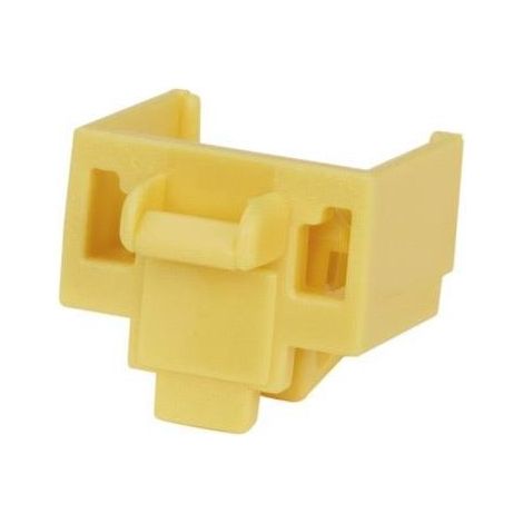 Panduit PSL-DCJB-YL-C CF100 Tappo Antimanomissione per Prese RJ45 in Policarbonato e Poliammide colore Giallo