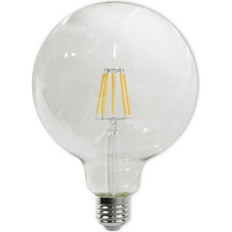 TrAdE Shop Traesio - Lampadina Led A Filamento 8w Globo G125 A Sfera Attacco E27 Luce Calda G125-tc -