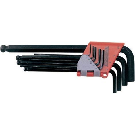 Teng Tools Jeu de clés hexagonales 9 pièces acier chrome (1/2)