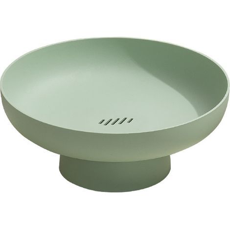 Bol à fruits pour comptoir de cuisine, paniers de cuisine suspendus, base surélevée, plateau à collation de style moderne pour la maison, plateau à fruits pour le salon,verte (1/5)