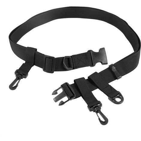 Ceinture multifonctionnelle de 79 à 147 cm avec crochets de suspension - Accessoire pour matériel de pêche (1/5)