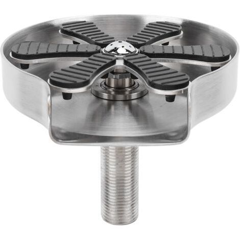 Lave-verres automatique haute pression, rinceur de verre, nettoyeur en acier inoxydable à poussoir, adapté aux éviers de cuisine de bar, pieds longs (1/4)