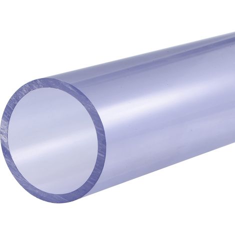 Tuyau Rigide en PVC 43 mm Diamètre Interne Transparent Bleu (1/5)
