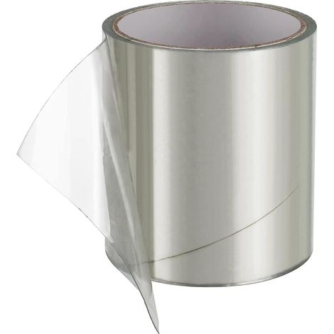 Ruban De Réparation Imperméable 100mm3m0.5mm Transparent  Ruban de Réparation Pour Bateaux Tuyaux Canalisations Gouttières Antennes Coaxiales Et Fils (1/5)