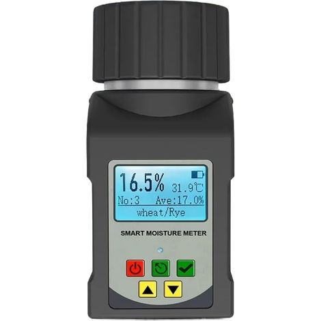 Humidimètre numérique for Grains, testeur d'humidité for 25 Types de Grains, maïs, café, blé, graines, hygromètre, analyseur d'humidité