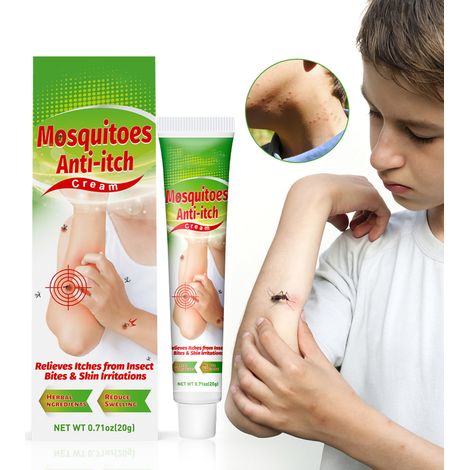 Crème Apaisante Morsures Moustiques Naturelle - Répulsif Anti-Démangeaisons Insectes (1/5)