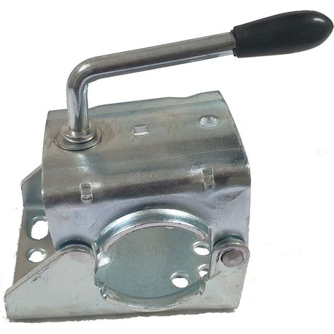 60MM Jockey Wheel Clamp (Bracket Heavy Duty Trailer Caravan Horsebox) (1/5)