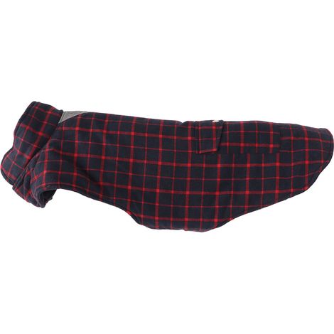 Manteau d'hiver chaud et imperméable pour chien, coupe-vent, à carreaux, pour chiens de petite, moyenne et grande taille (XXL).